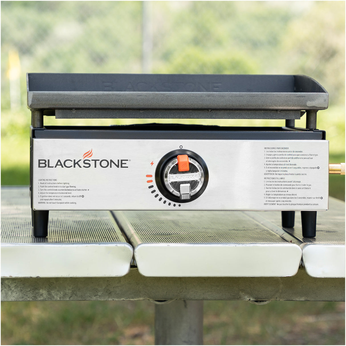 Blackstone 17'' Tabletop Griddle with Stainless Front