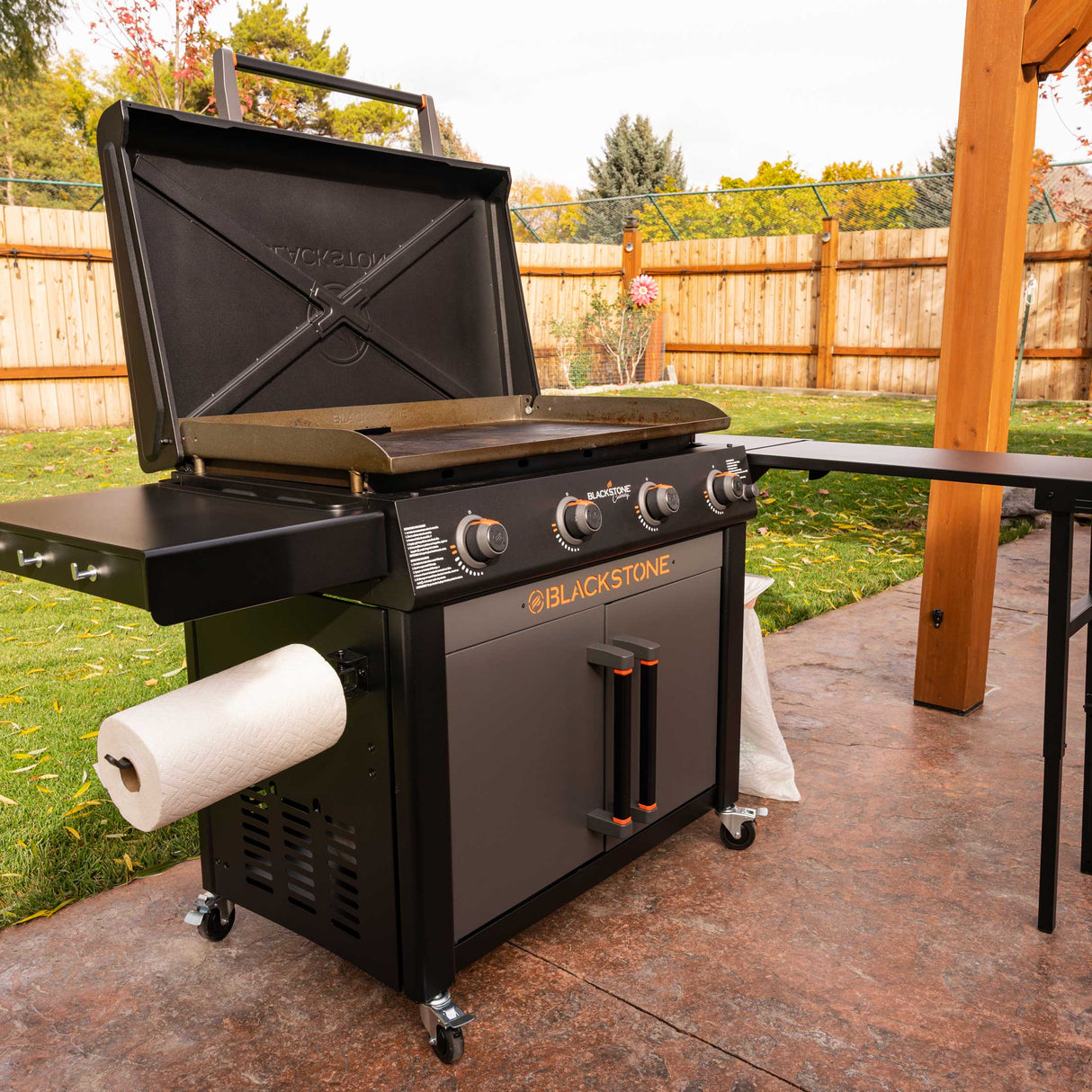 Blackstone 36in Culinary Griddle with Cabinet and Side Table