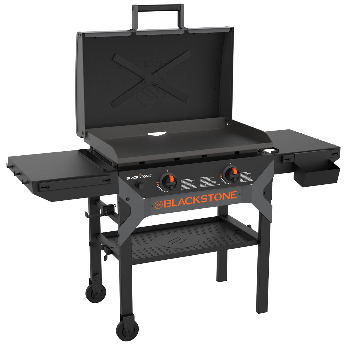 Blackstone Iron Forged 28" Griddle Cooking Station With Hood