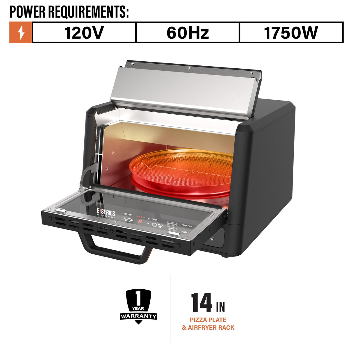 Blackstone E-Series Pizza / Air Fryer Combo