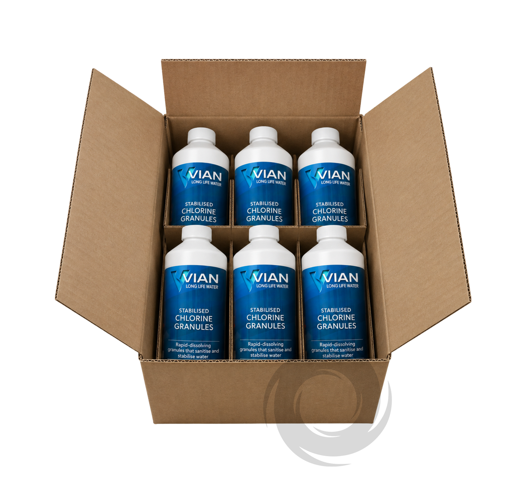 Vian Stabilised Chlorine Granules 1kg - Box of 6