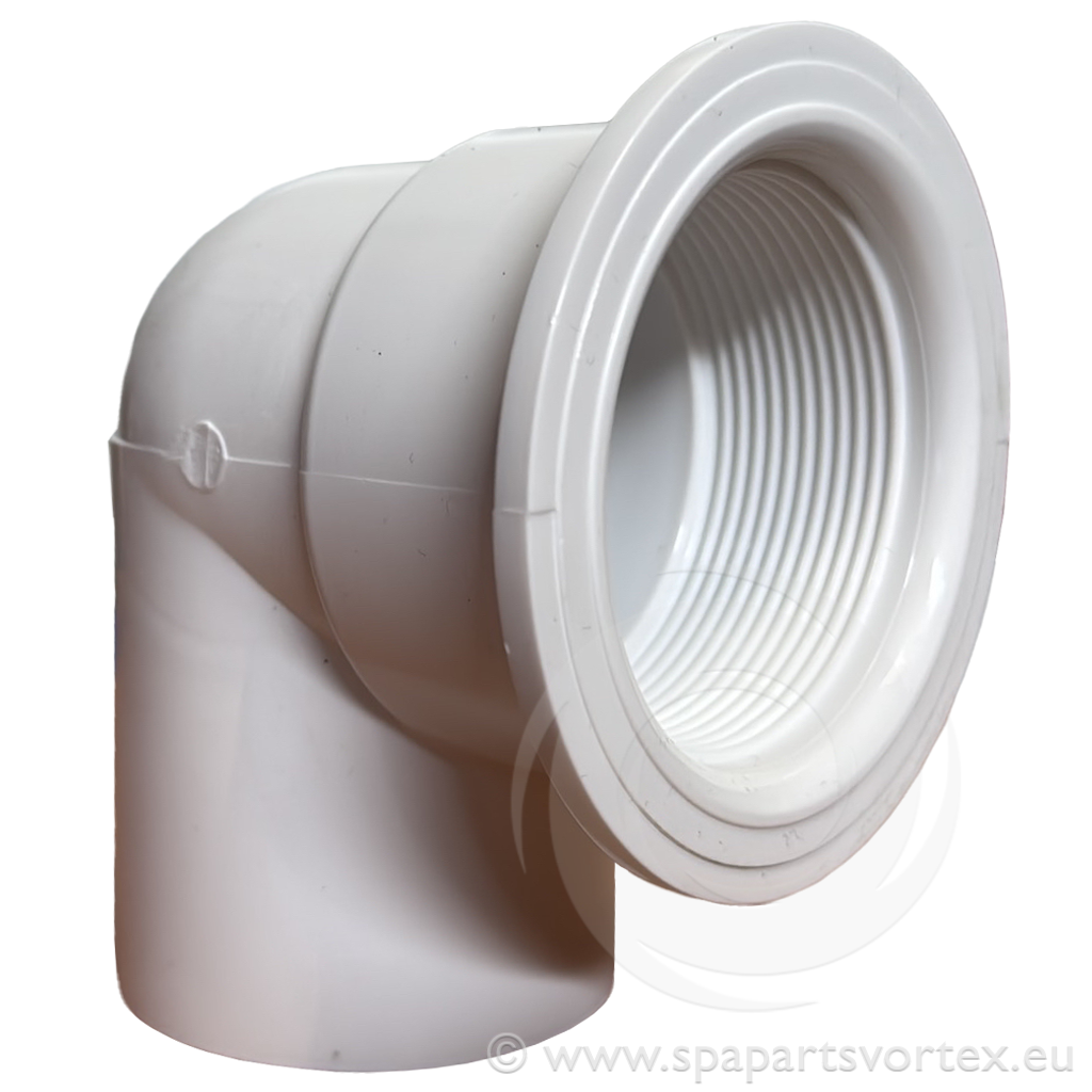 Hydroair 50mm 90? Elbow Nut