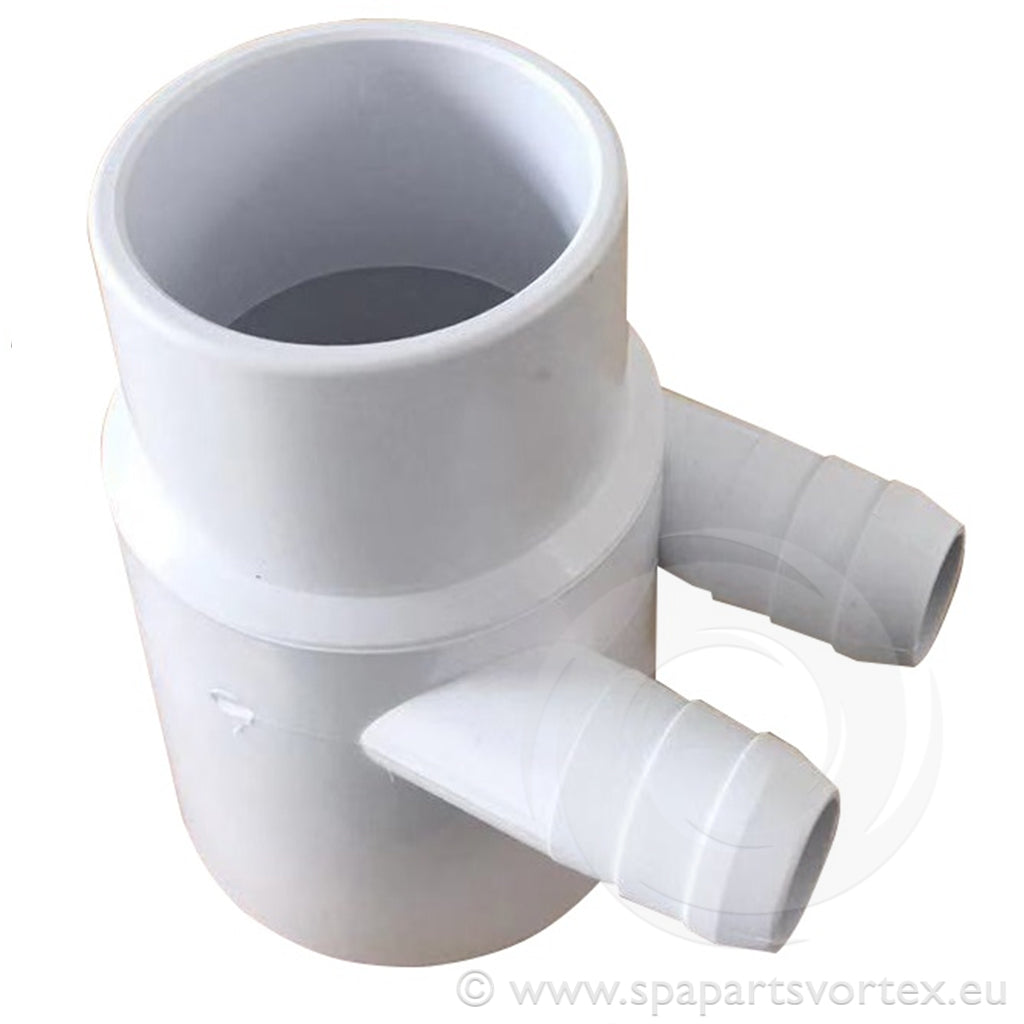 Nourrice 2" M/F avec 2 sorties cannel?es 3/4"