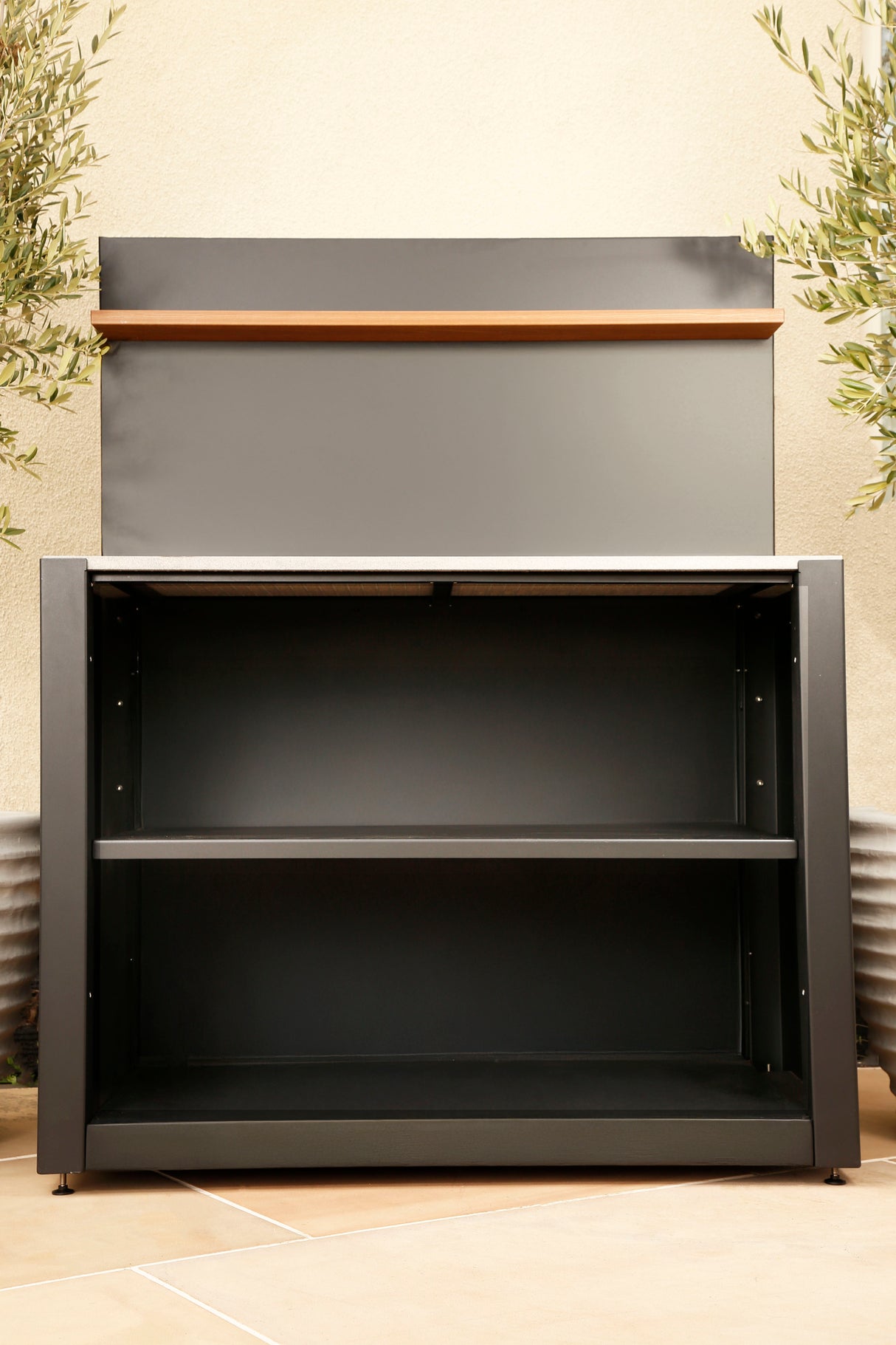 The British Outdoor Kitchen - Open Shelf Cabinet