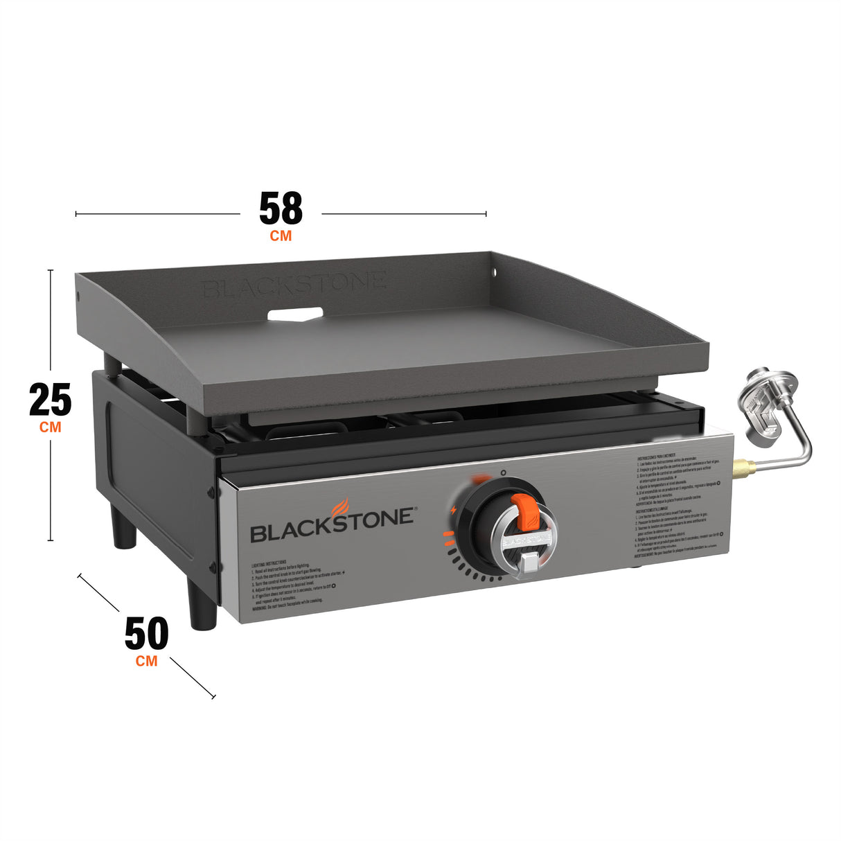 Blackstone 17'' Tabletop Griddle with Stainless Front