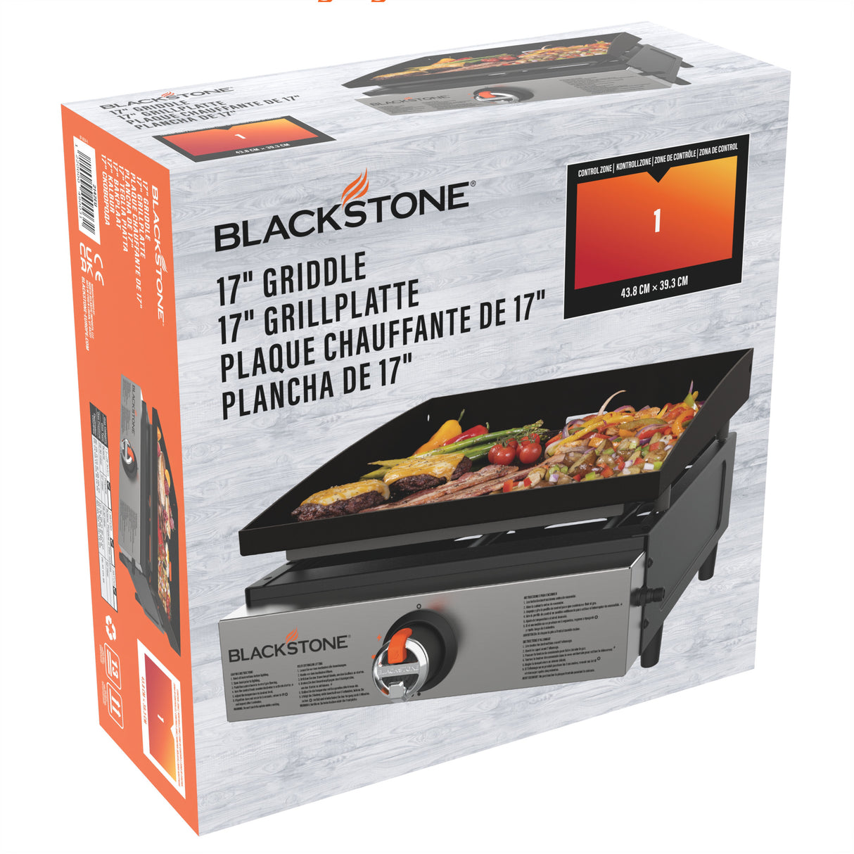 Blackstone 17'' Tabletop Griddle with Stainless Front