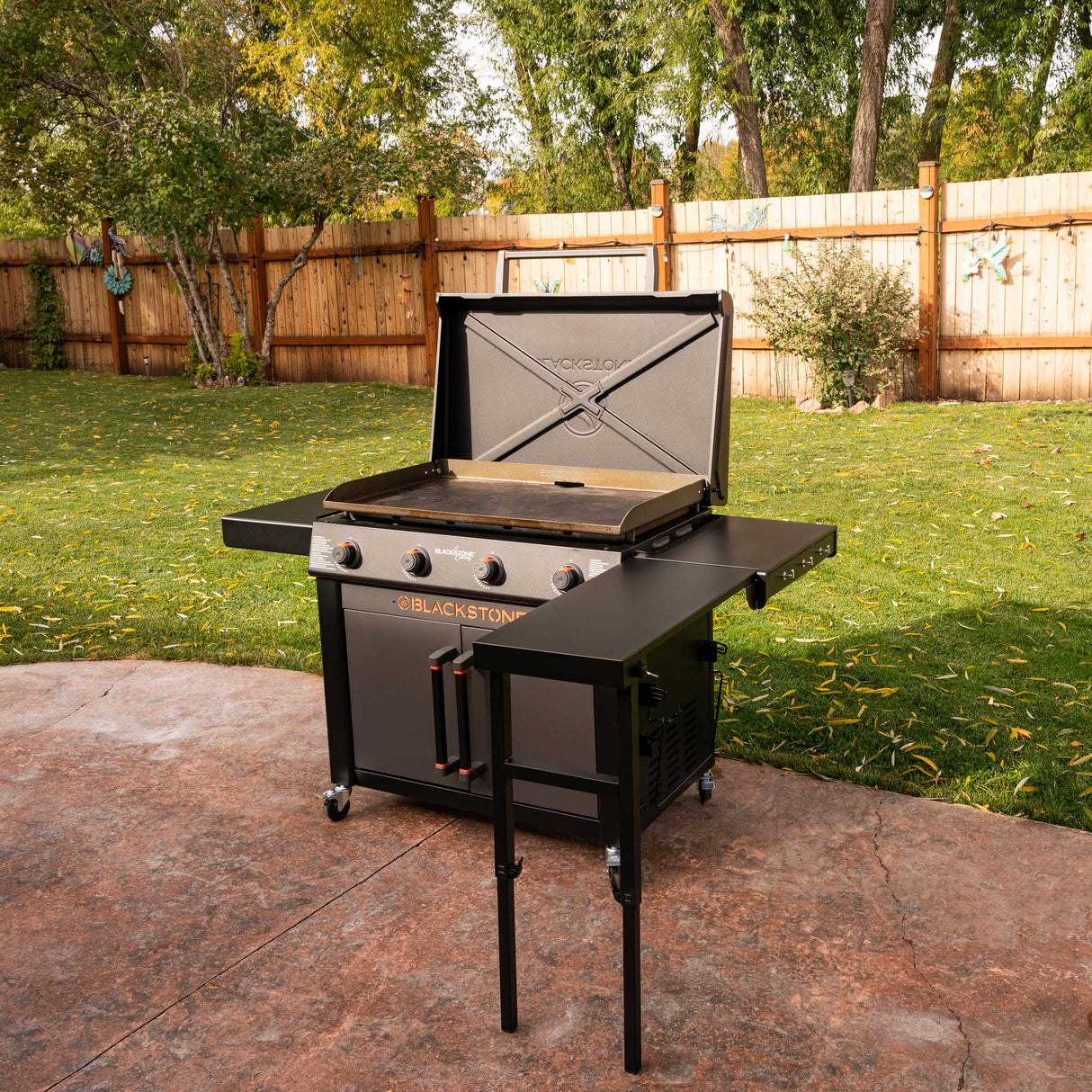 Blackstone 36in Culinary Griddle with Cabinet and Side Table