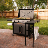 Blackstone 36in Culinary Griddle with Cabinet and Side Table