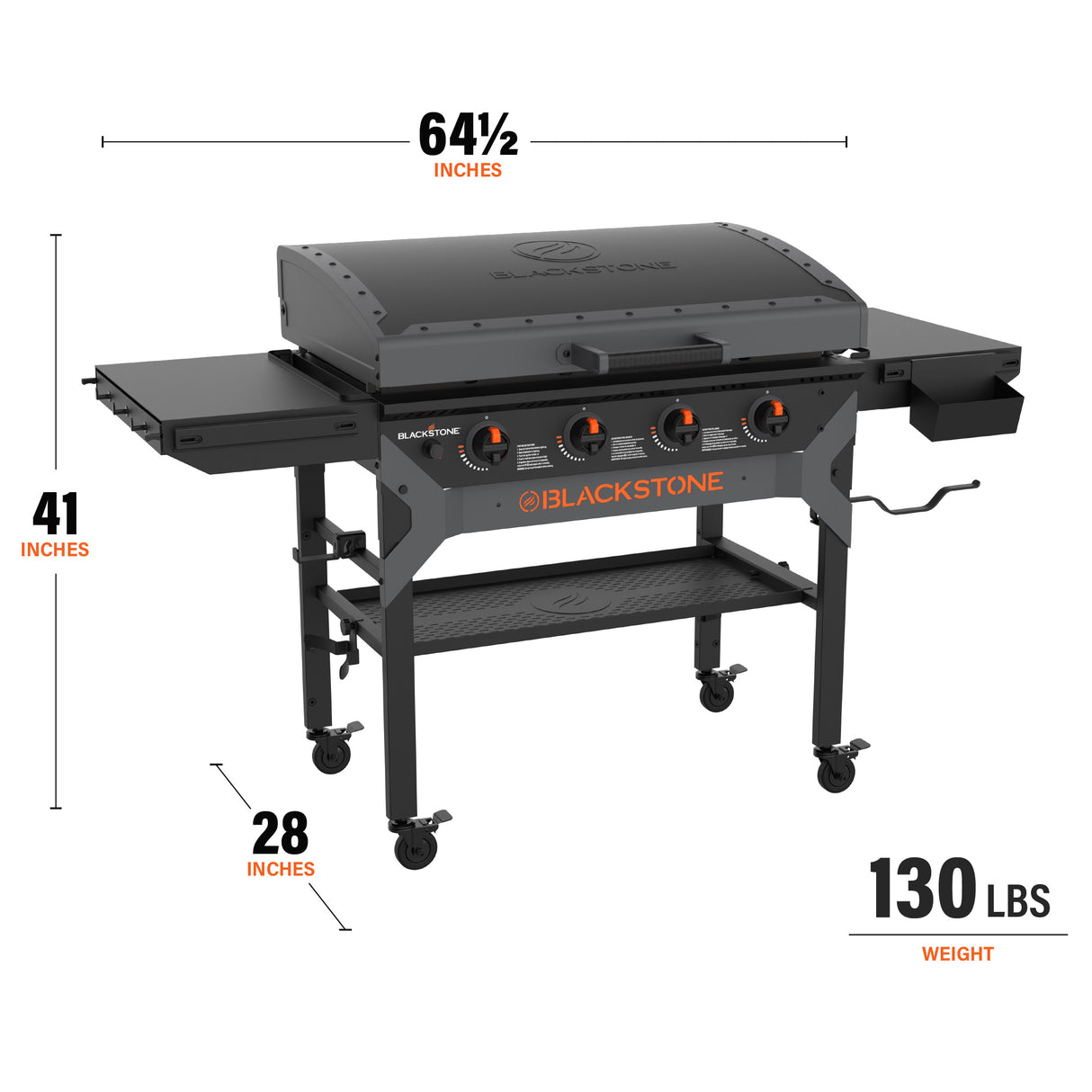 Blackstone 36inch Iron Forged Blackout Griddle With Hood