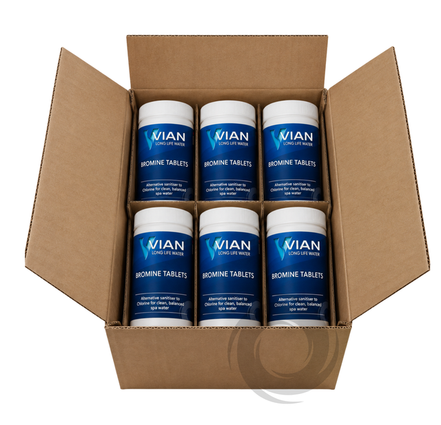 Vian Bromine Tablets 1kg - Box of 6 units