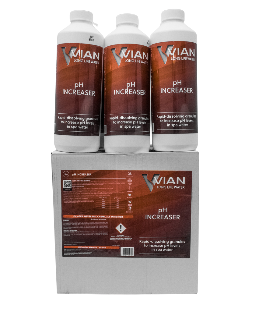 Vian pH Increaser 1kg - 8 Boxes of 6 (48 units)