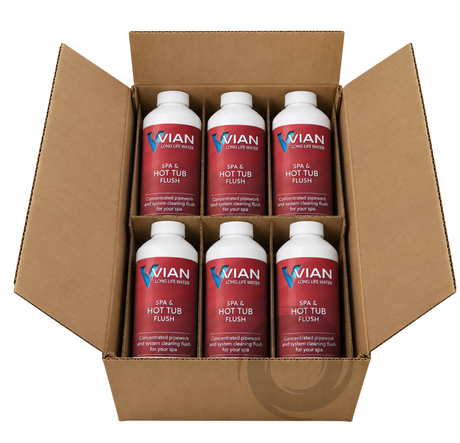 Vian Spa & Hot Tub Flush 500ml - Box of 6