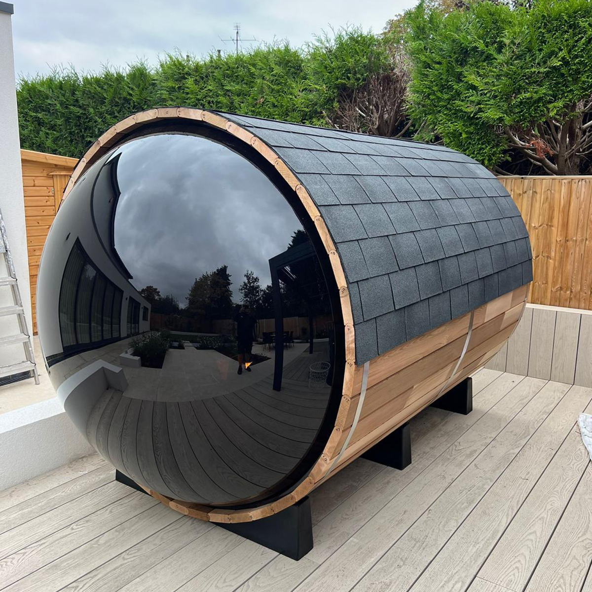 Barrel Sauna 1800 Panoramic