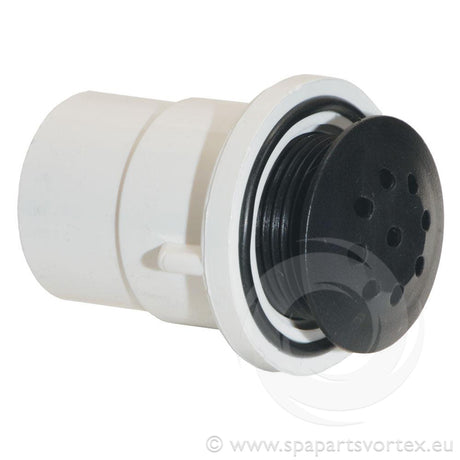 Air Injecter Pepper Pot Style Black (1")