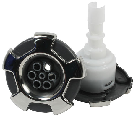 (320-6728) 3-1/4" CMP Typhoon Crown SS 7-Port With Grey