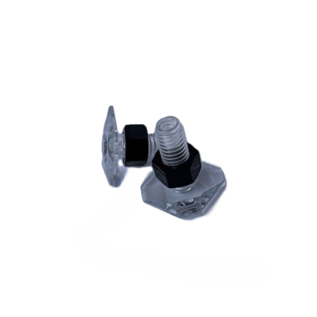 (740-0378) LIGHT LENS CLEAR W/NUT V21 16-20