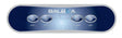 Balboa AX40 Control Panel Overlay (Jets 1, Jets 2, Blower & Light)
