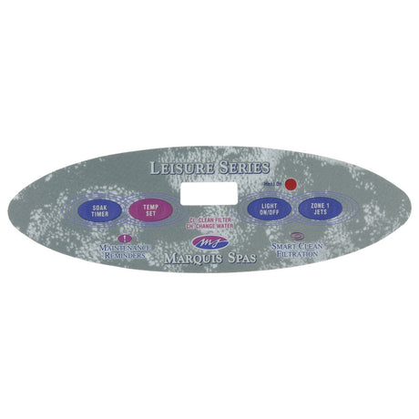 (650-0490) Marquis Spa Overlay Lezur 4 Button 2000-04