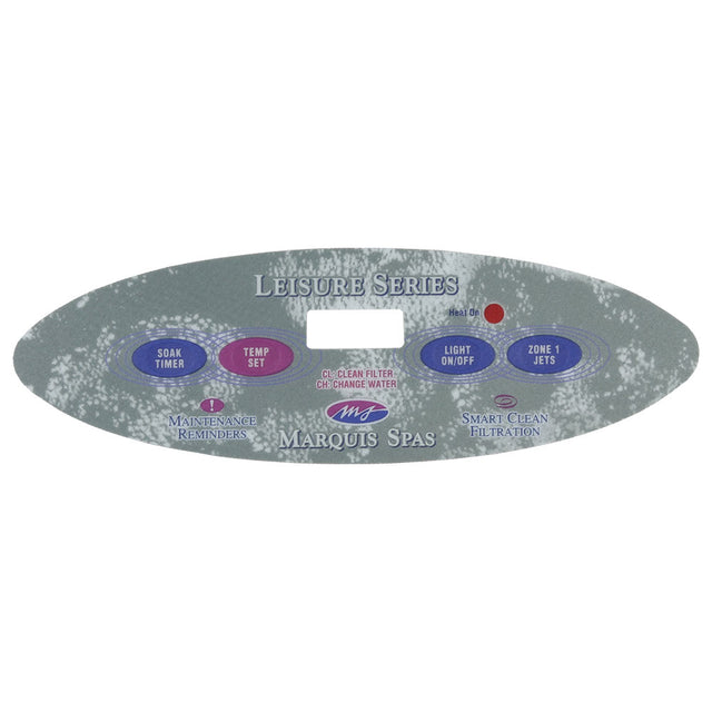 (650-0490) Marquis Spa Overlay Lezur 4 Button 2000-04