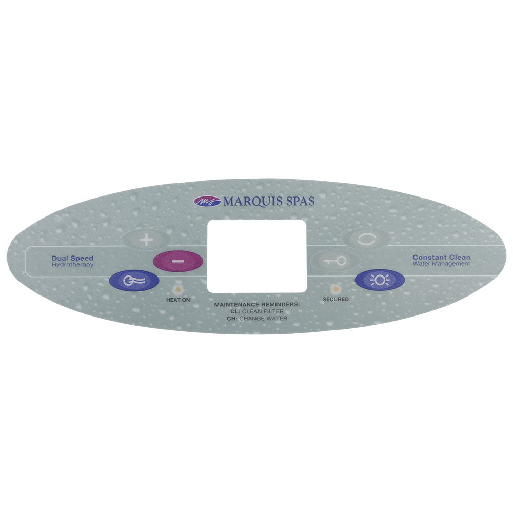 (650-0520) Marquis Spa Overlay Large Control Panel 2003