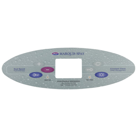 (650-0520) Marquis Spa Overlay Large Control Panel 2003