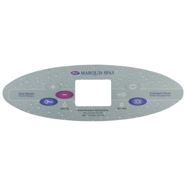 (650-0520) Marquis Spa Overlay Large Control Panel 2003
