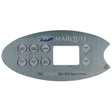 (650-0683) Marquis Spa Overlay MQ554 8 Button 2 Pump 2012