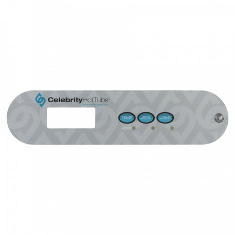 (650-0739) Marquis Spas Overlay Celebrity 3 buttons 1 Pump 2014