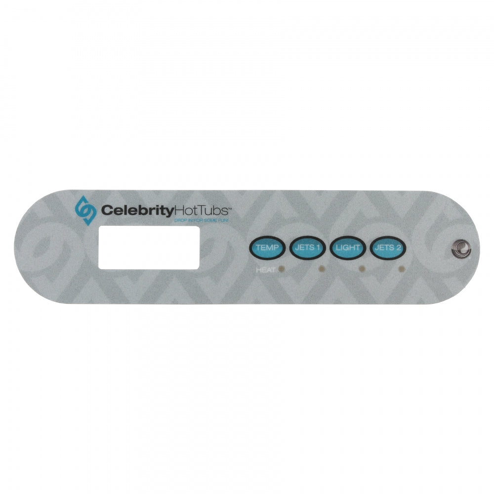 (650-0740) Marquis Spas Overlay Celebrity 4 buttons 2-Pumps 2014
