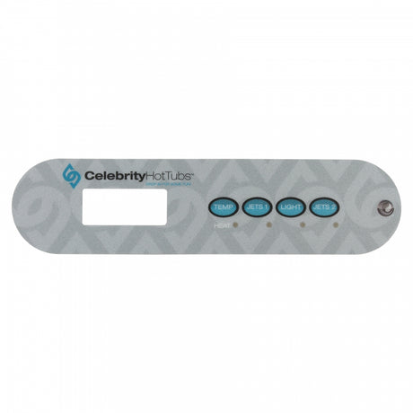 (650-0740) Marquis Spas Overlay Celebrity 4 buttons 2-Pumps 2014