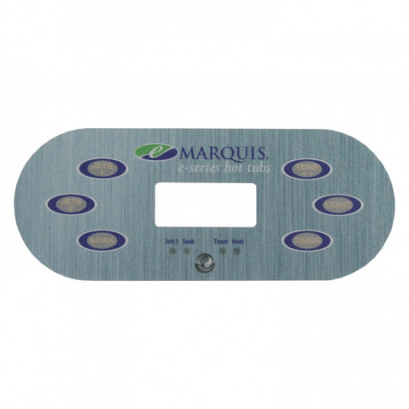 (650-0742) Marquis Spa Overlay E-Series 6 buttons 2 Pump 2014