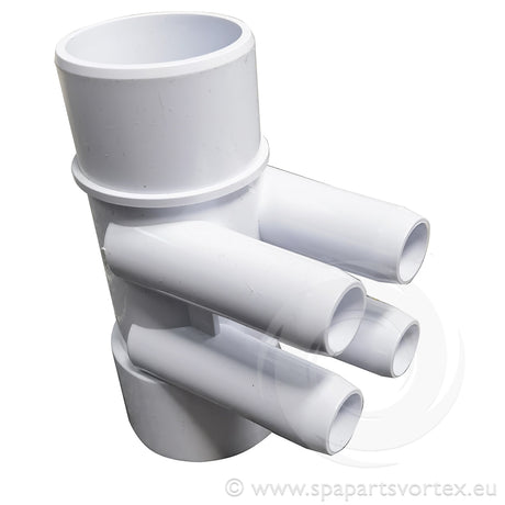 Nourrice 1,5" M/F avec 4 sorties biseaut?es 3/4"