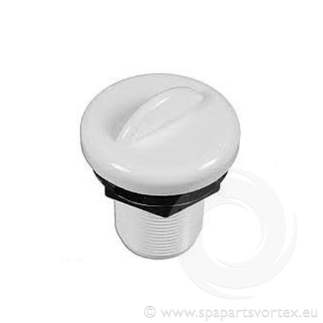 1" Hydroair Air Controller White