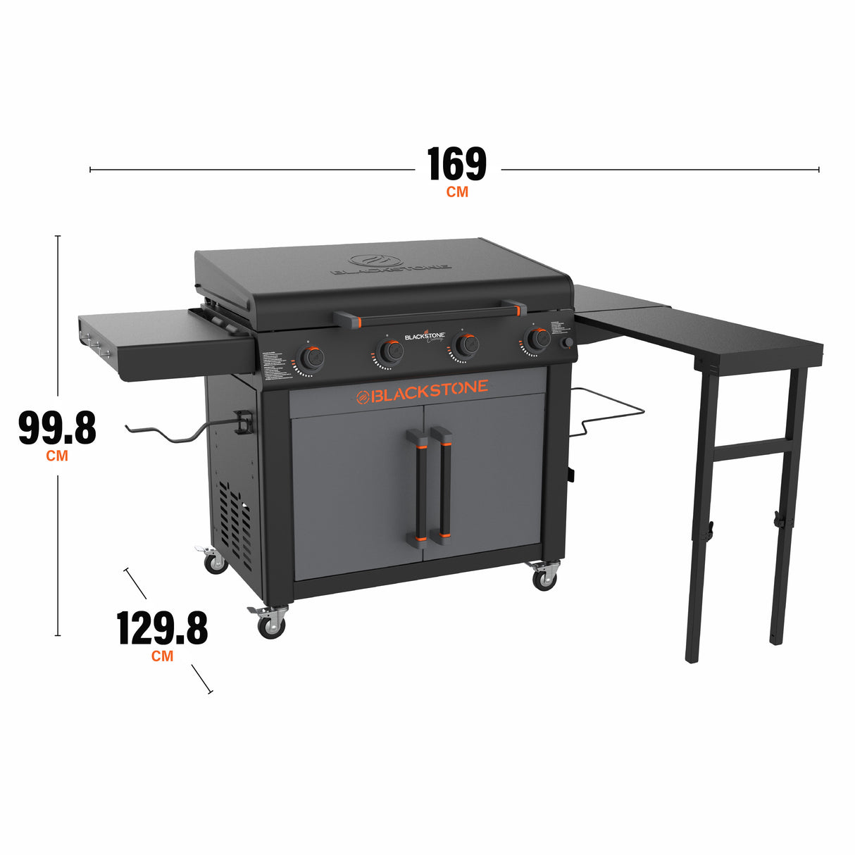 Blackstone 36in Culinary Griddle with Cabinet and Side Table