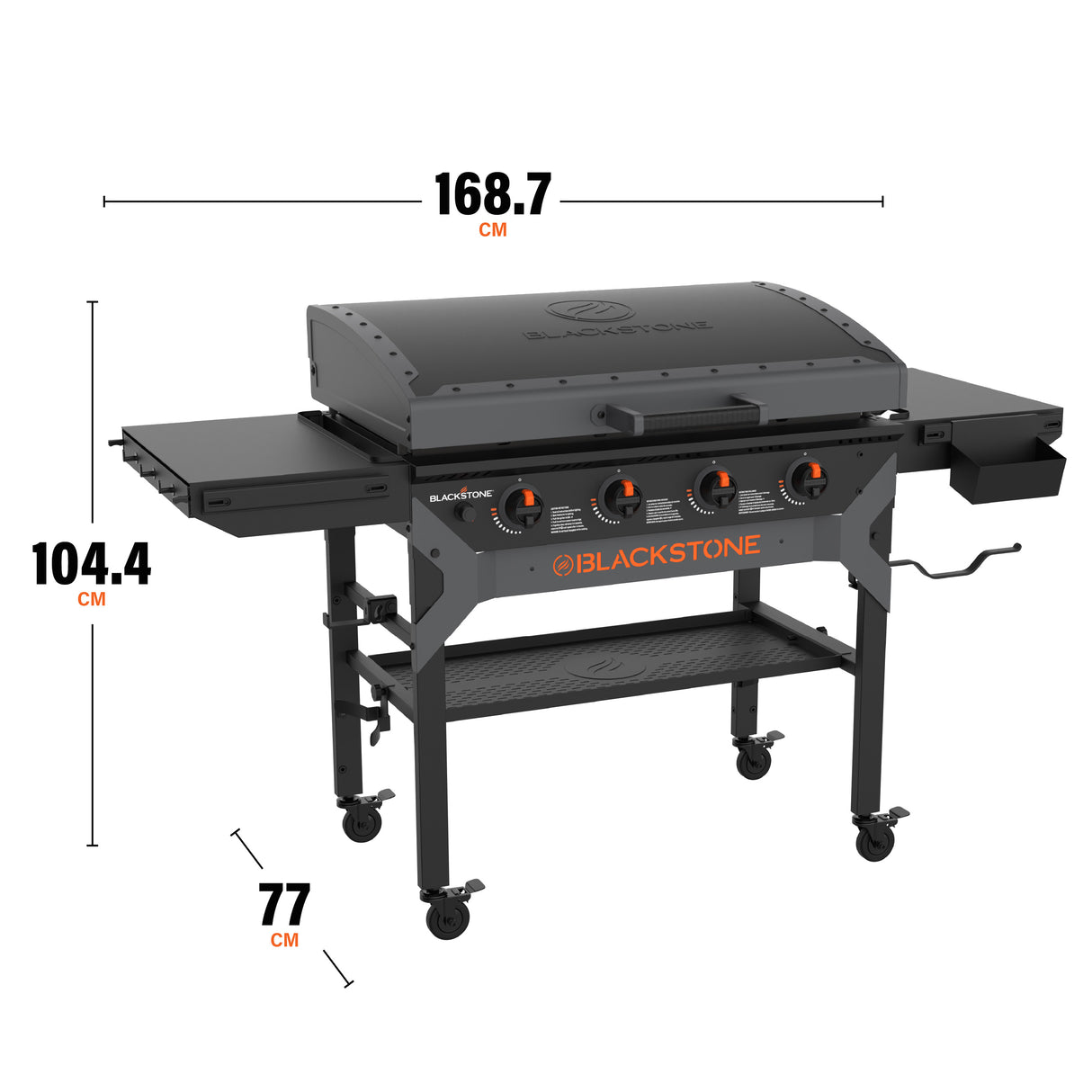 Blackstone 36inch Iron Forged Blackout Griddle With Hood