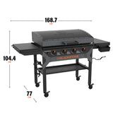 Blackstone 36inch Iron Forged Blackout Griddle With Hood