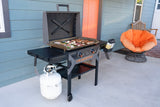 Blackstone Iron Forged 28" Griddle Cooking Station With Hood