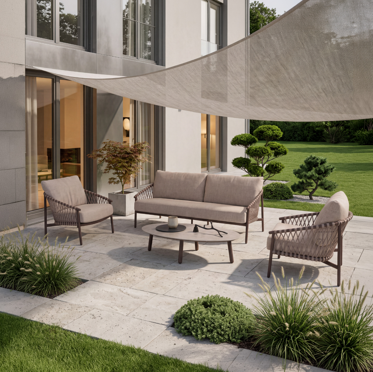 Allora 5 Seat Lounge Set