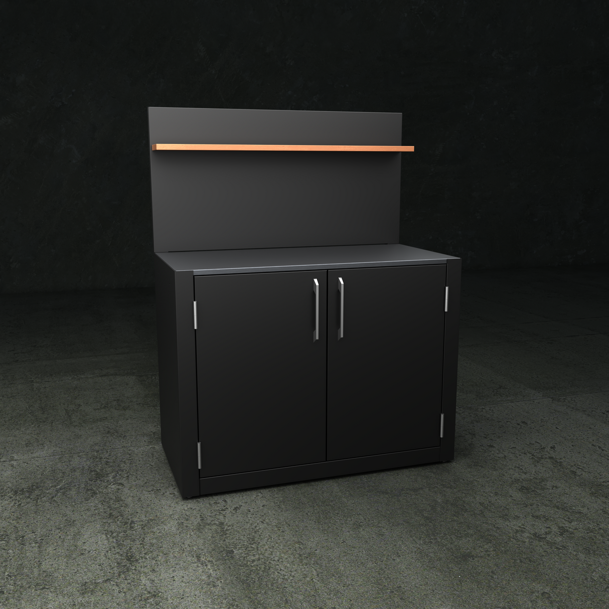 The British Outdoor Kitchen - Standard Double Door Cabinet