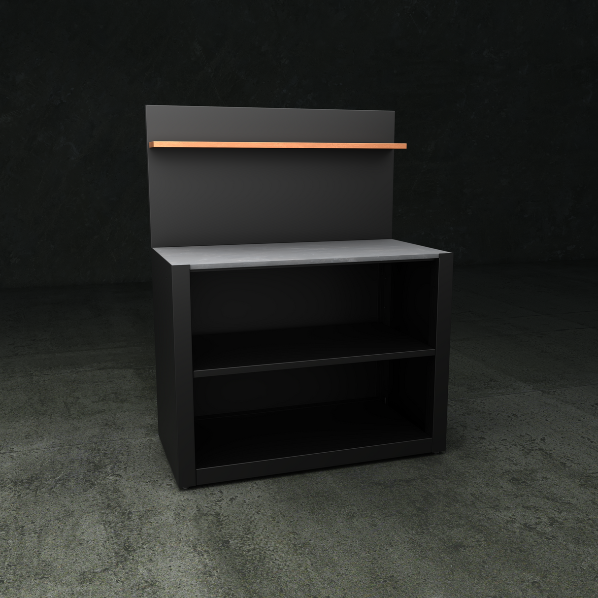 The British Outdoor Kitchen - Open Shelf Cabinet