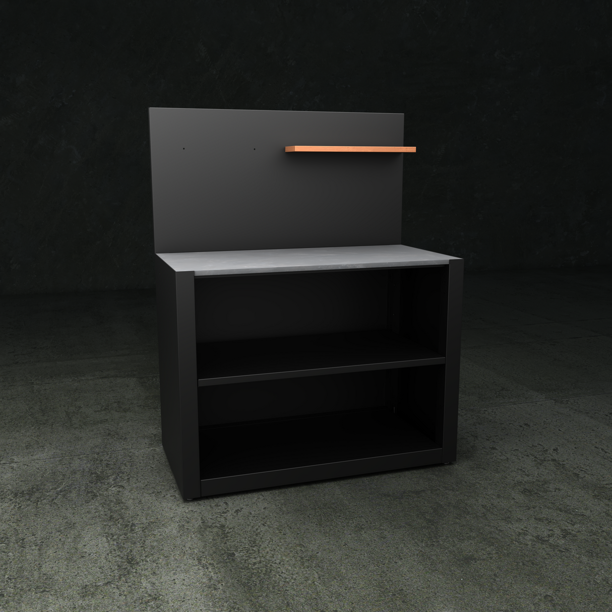 The British Outdoor Kitchen - Open Shelf Cabinet