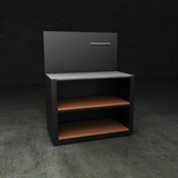 The British Outdoor Kitchen - Open Shelf Cabinet with Composite Wood Shelf