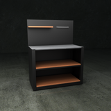 The British Outdoor Kitchen - Open Shelf Cabinet with Composite Wood Shelf