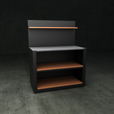 The British Outdoor Kitchen - Open Shelf Cabinet with Composite Wood Shelf