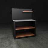 The British Outdoor Kitchen - Open Shelf Cabinet with Composite Wood Shelf