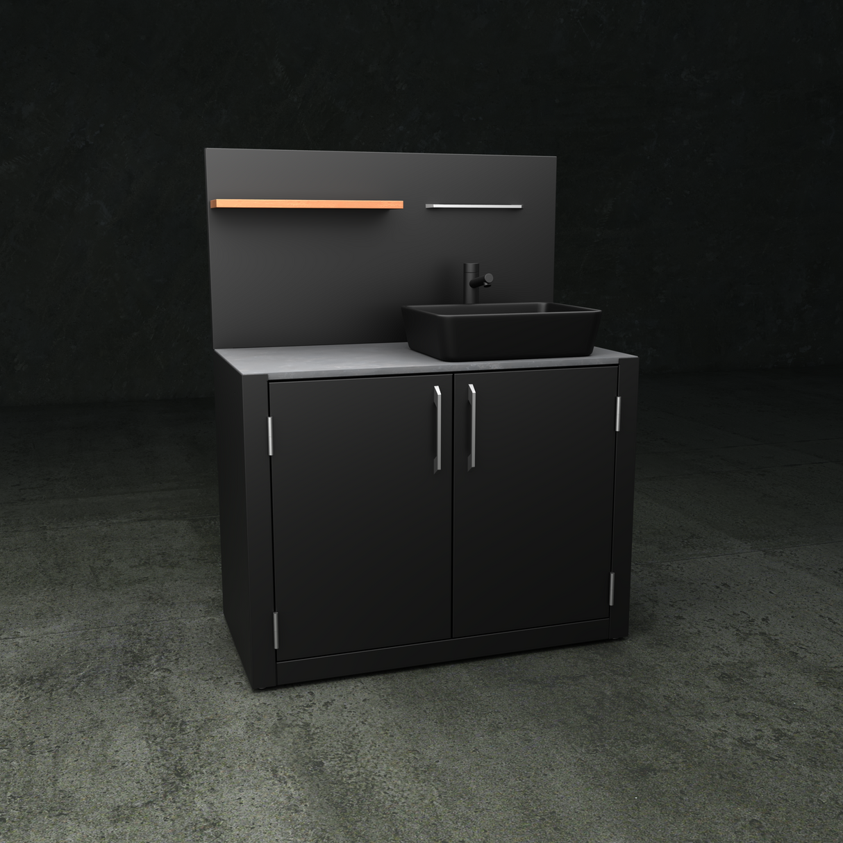 The British Outdoor Kitchen -  Double Sink Unit