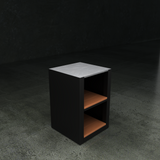 The British Outdoor Kitchen -  Single Open Shelf Cabinet with Composite Wood Shelf