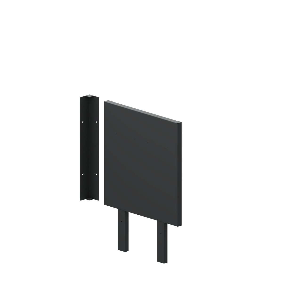 The British Outdoor Kitchen - 60cm Back Panel with Corner Connection