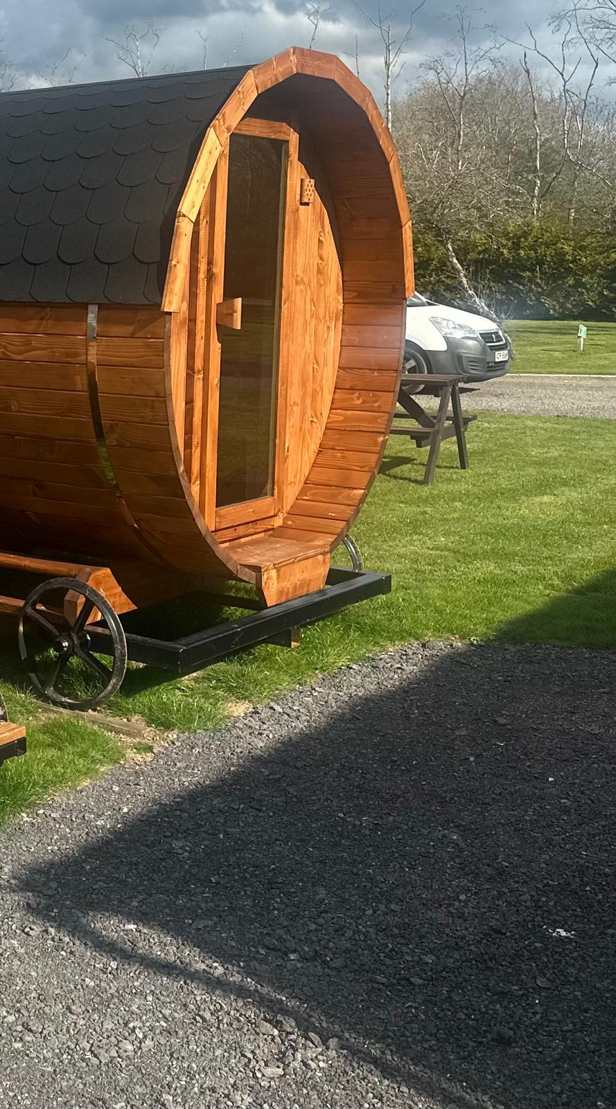 Wood Fired Barrel Sauna