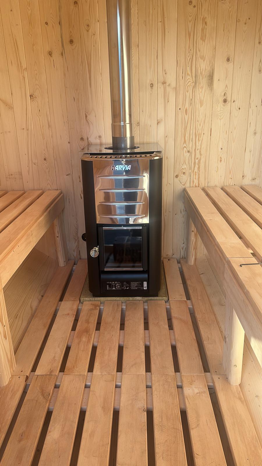 Wood Fired Barrel Sauna